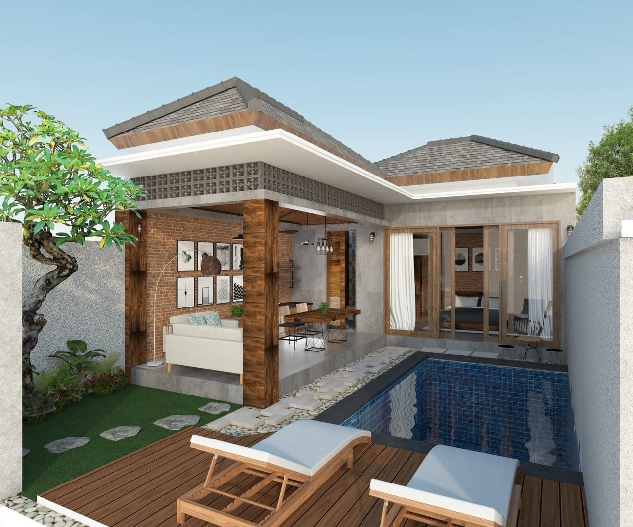 La Isla Villas Bali Canggu Eksteriør bilde